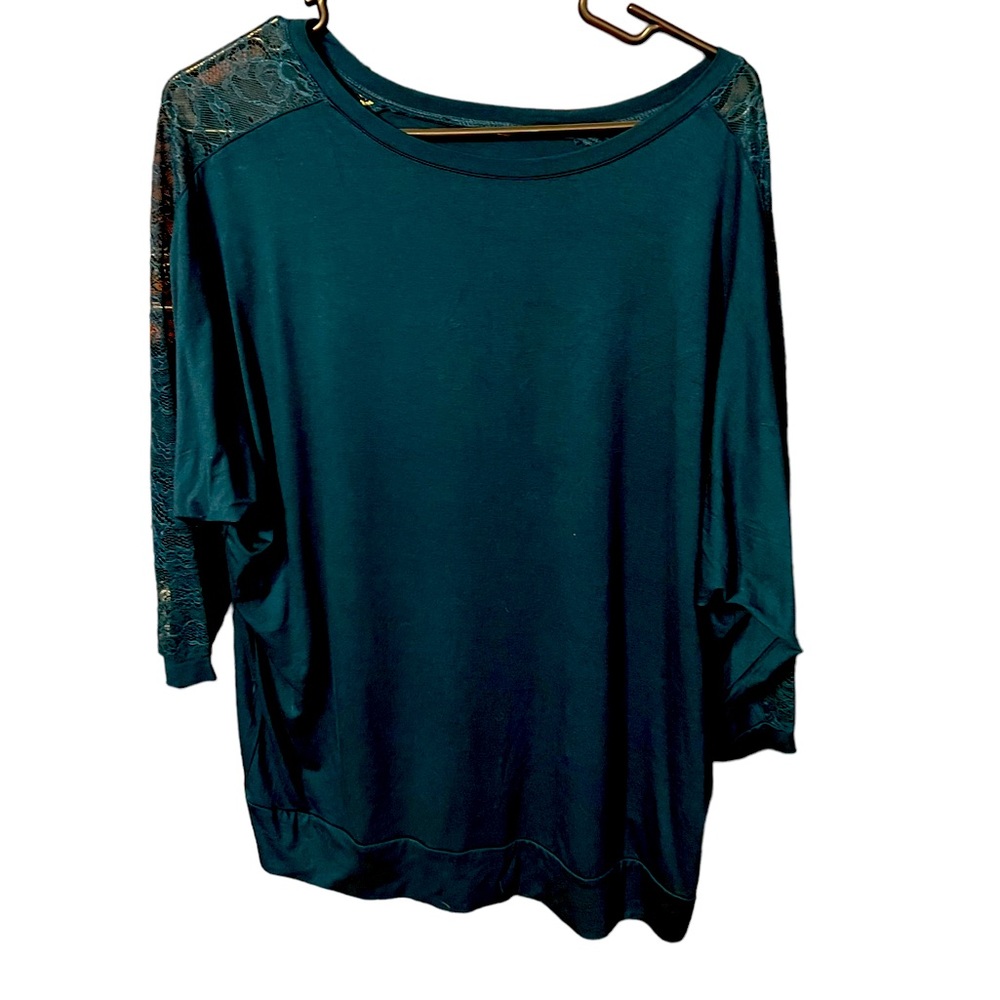 Torrid shirt bluish green super soft knits size 00 (med/large)